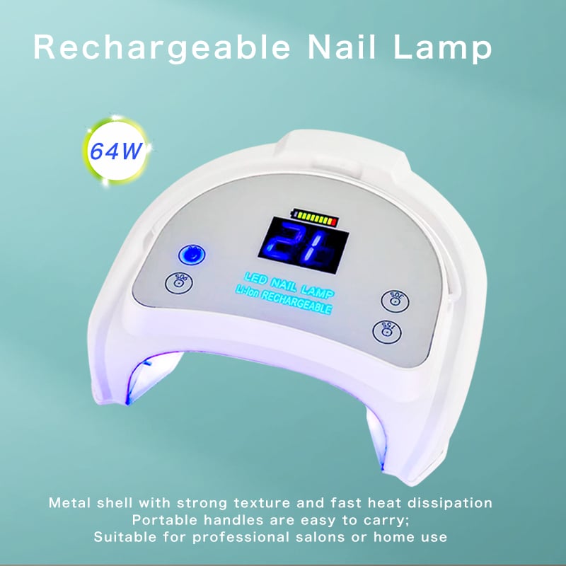 Rechargeable Led Lamp for Nails 64w