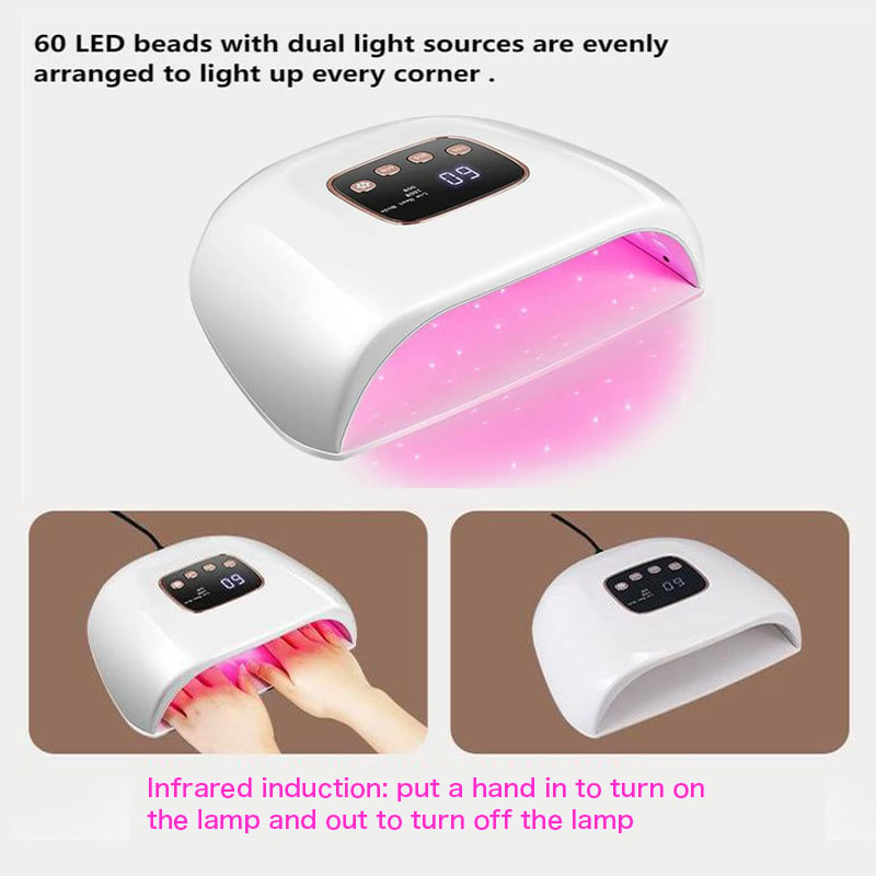 Dual-hand Nail Lamp 108W