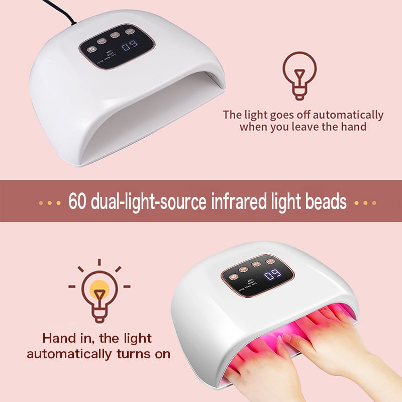 Dual-hand Nail Lamp 108W