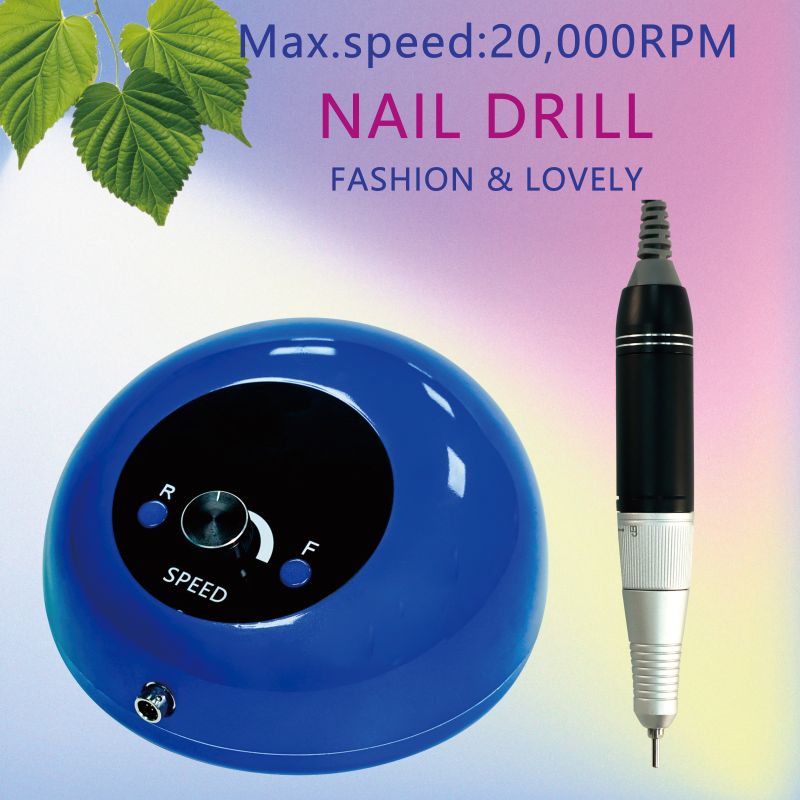 Blue Nail Drill for Professionals 20000rpm