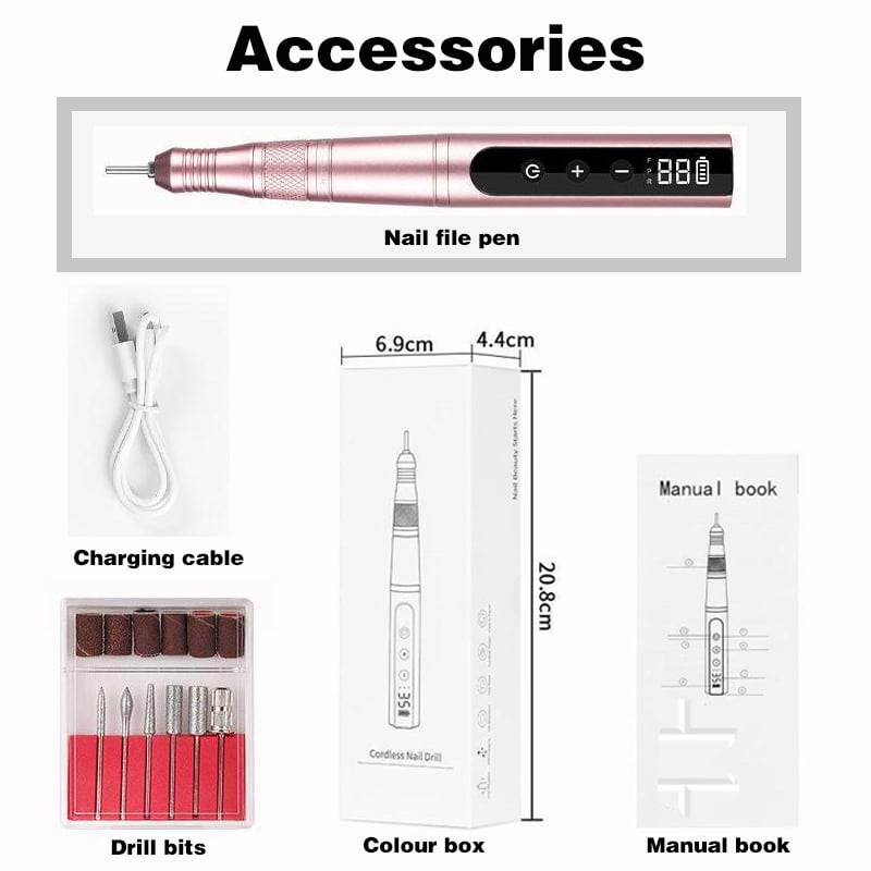 Professional Rechargeable Nail Drill