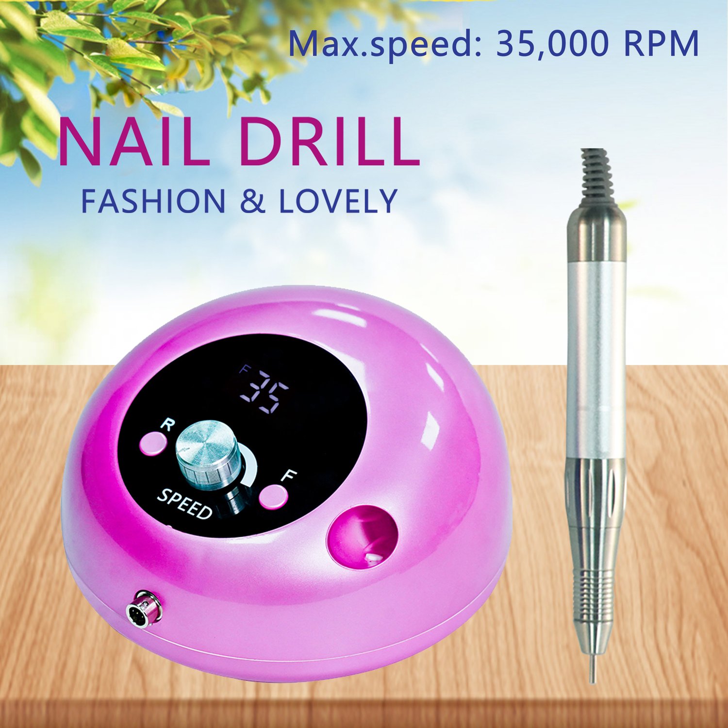 Brushless Nail Drill 36W