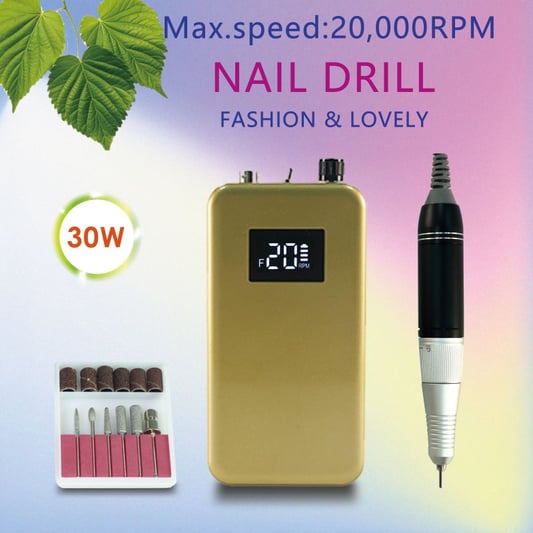 Nail Drill for Gel Removal 30W